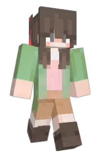 MoekaPink Minecraft avatar full body
