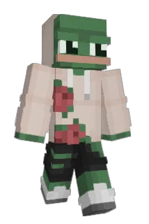MoistAqua Minecraft avatar full body