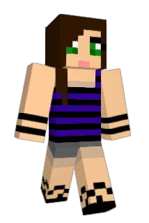 Momosarah Minecraft avatar full body