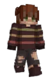 Monanek Minecraft avatar full body