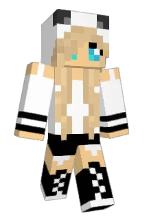 MoniaHolo Minecraft avatar full body