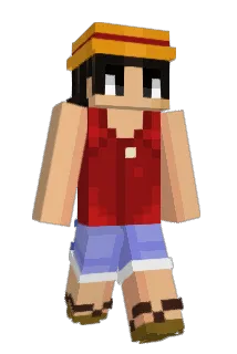 MonkDRuffy Minecraft avatar full body