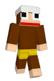 MonkeyManTv Minecraft avatar full body
