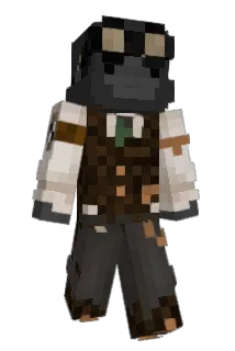 Monkey_D_Mongo Minecraft avatar full body