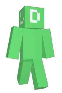 Monokromatic Minecraft avatar full body
