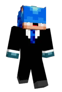 Monotistic Minecraft avatar full body