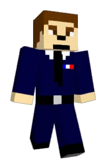 MonsieurMacron Minecraft avatar full body