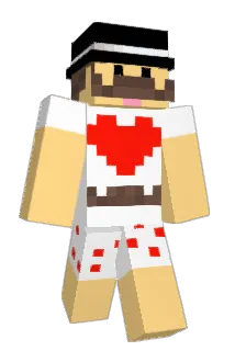 Mostacheguy Minecraft avatar full body