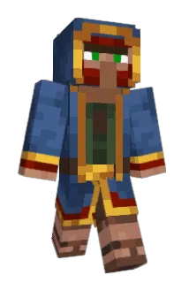 Motorradgangster Minecraft avatar full body