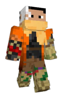 Moustafox Minecraft avatar full body