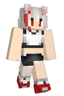 MowmiByakuAwoo Minecraft avatar full body