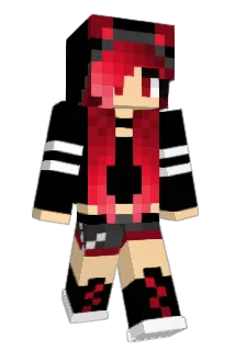 Moxygirl Minecraft avatar full body