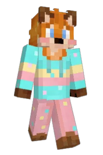 MrCandyFox Minecraft avatar full body
