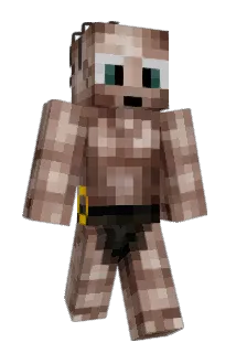 MrGollum Minecraft avatar full body