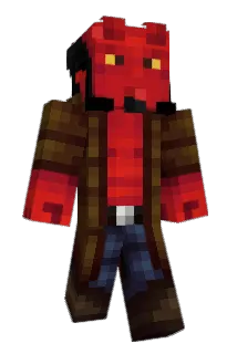 MrHellboy Minecraft avatar full body