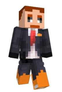 MrMechanical Minecraft avatar full body