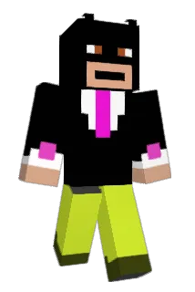 MrPinkBatman Minecraft avatar full body