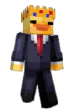MrPresiduck Minecraft avatar full body