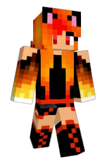 Mrs_Fire Minecraft avatar full body