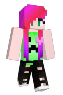 MsChewbacca Minecraft avatar full body