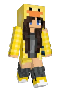 MsDuckling Minecraft avatar full body