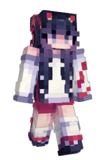 MsSampleText Minecraft avatar full body