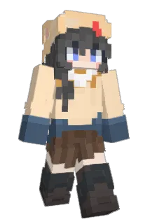 MuXueLanYing Minecraft avatar full body