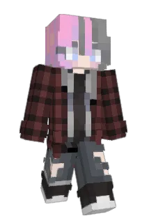 MugQueenGhost Minecraft avatar full body