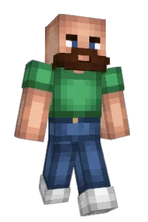 MulletMan Minecraft avatar full body