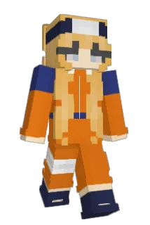 Munching Minecraft avatar full body