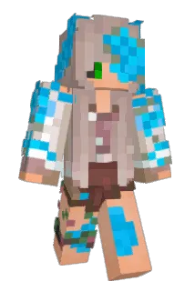 Mychaxou Minecraft avatar full body