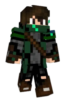 Mysterowca Minecraft avatar full body