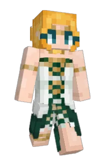 MysticAqua Minecraft avatar full body