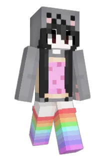 Mznta Minecraft avatar full body