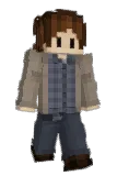 N3G4TIV3 Minecraft avatar full body
