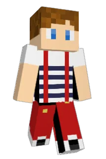 NOpedestrian Minecraft avatar full body