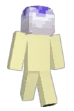 Nagellack Minecraft avatar full body