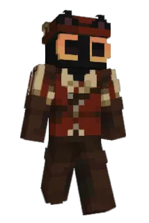 NahOrange Minecraft avatar full body