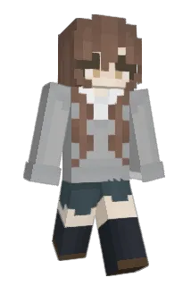 NakanoKyouko Minecraft avatar full body