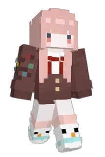 NakanoNino_ Minecraft avatar full body