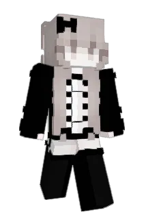 Naked Minecraft avatar full body