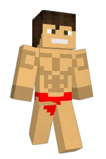 Naklaska Minecraft avatar full body