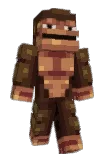 Nasenaffe Minecraft avatar full body