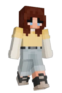 NastjaCaramel Minecraft avatar full body