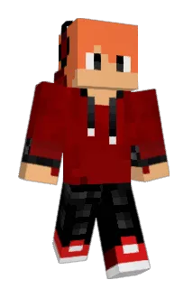 NaughtyGinger Minecraft avatar full body