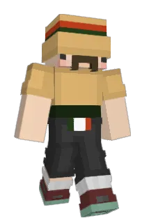 Neftlix Minecraft avatar full body