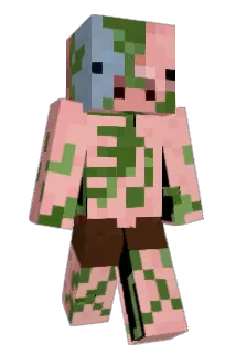 Negativmann Minecraft avatar full body
