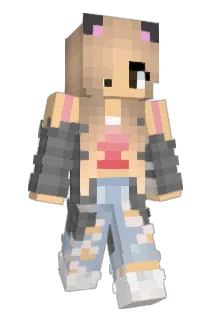 NekoCatCupcake Minecraft avatar full body