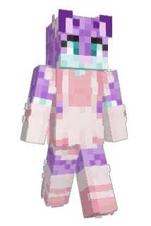 Nekolilac Minecraft avatar full body