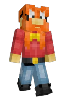 Nenrou Minecraft avatar full body